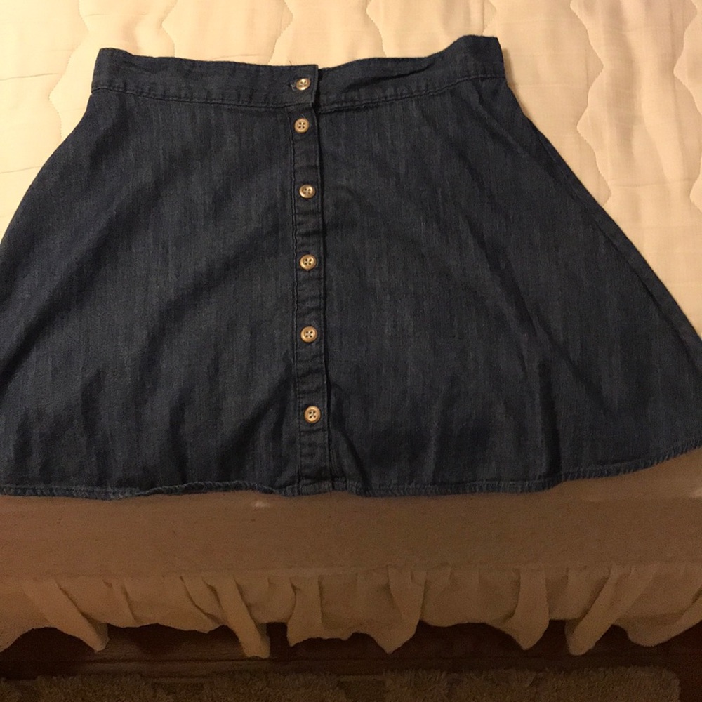 Button up Jean Skirt💙